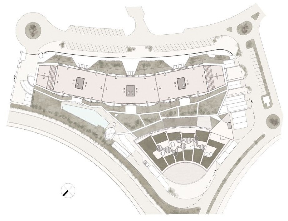 Plano de implantación de Torres Zafiro